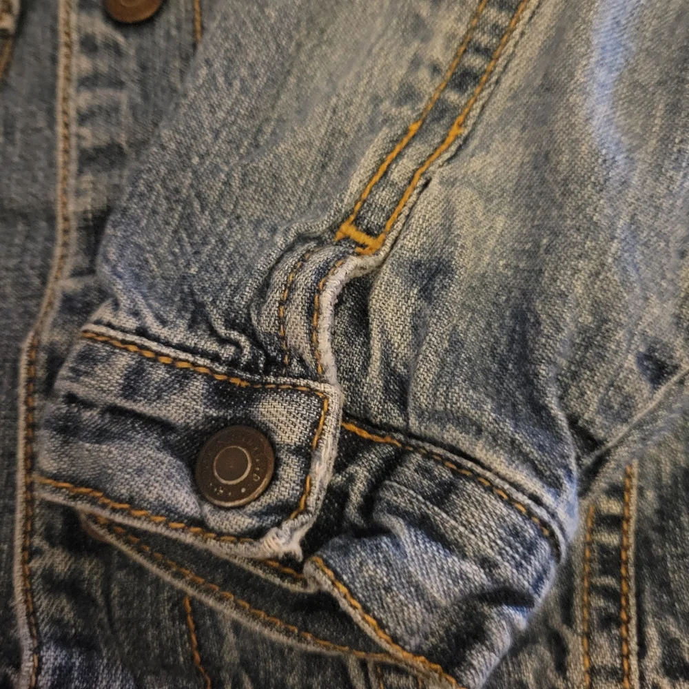 Infant 3-6 Months Baby Gap Icon Lined Denim‎ Jacket Jersey